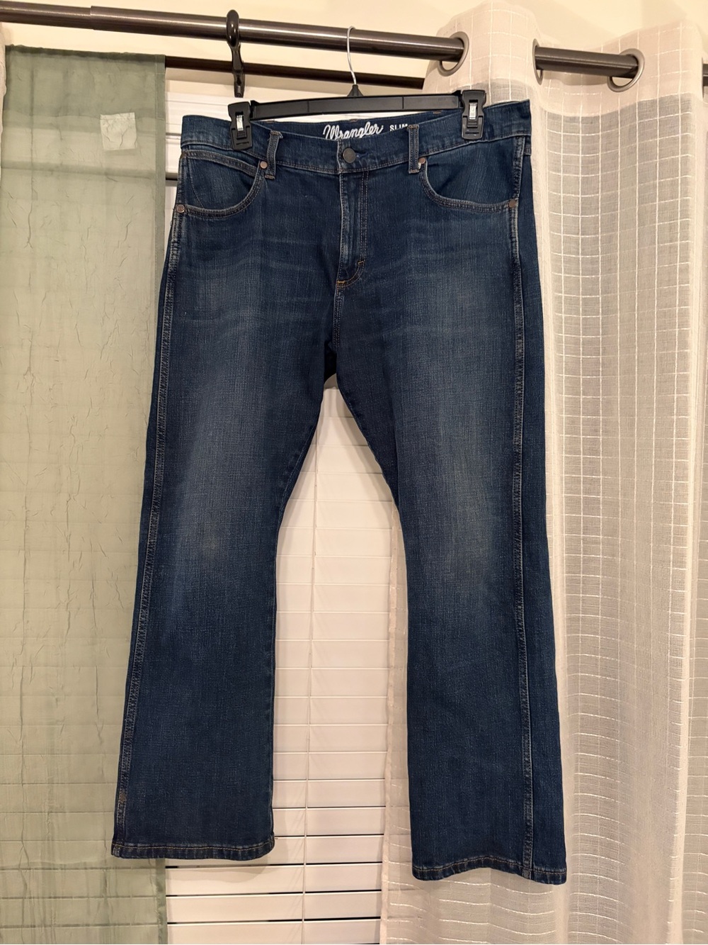 Wrangler Men's Blue Bootcut Jeans
